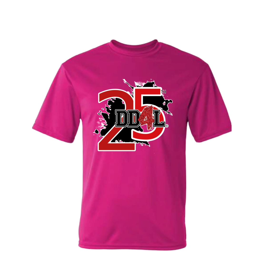 "LIMITED EDITION" DD4L 25TH SPLATTER TEE