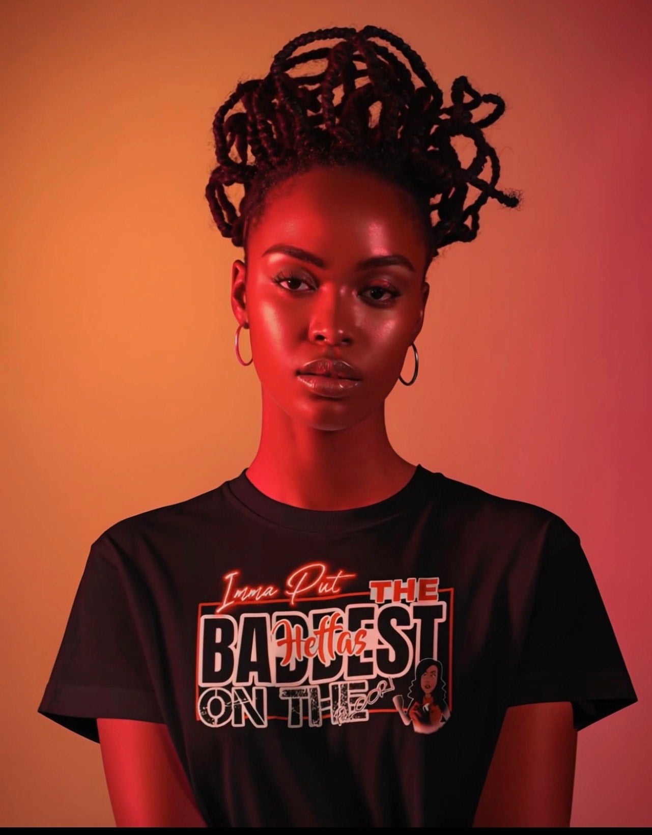 “BADDEST HEFFAS” PHRASE TEE — 25TH ANNIVERSARY FUN EDITION