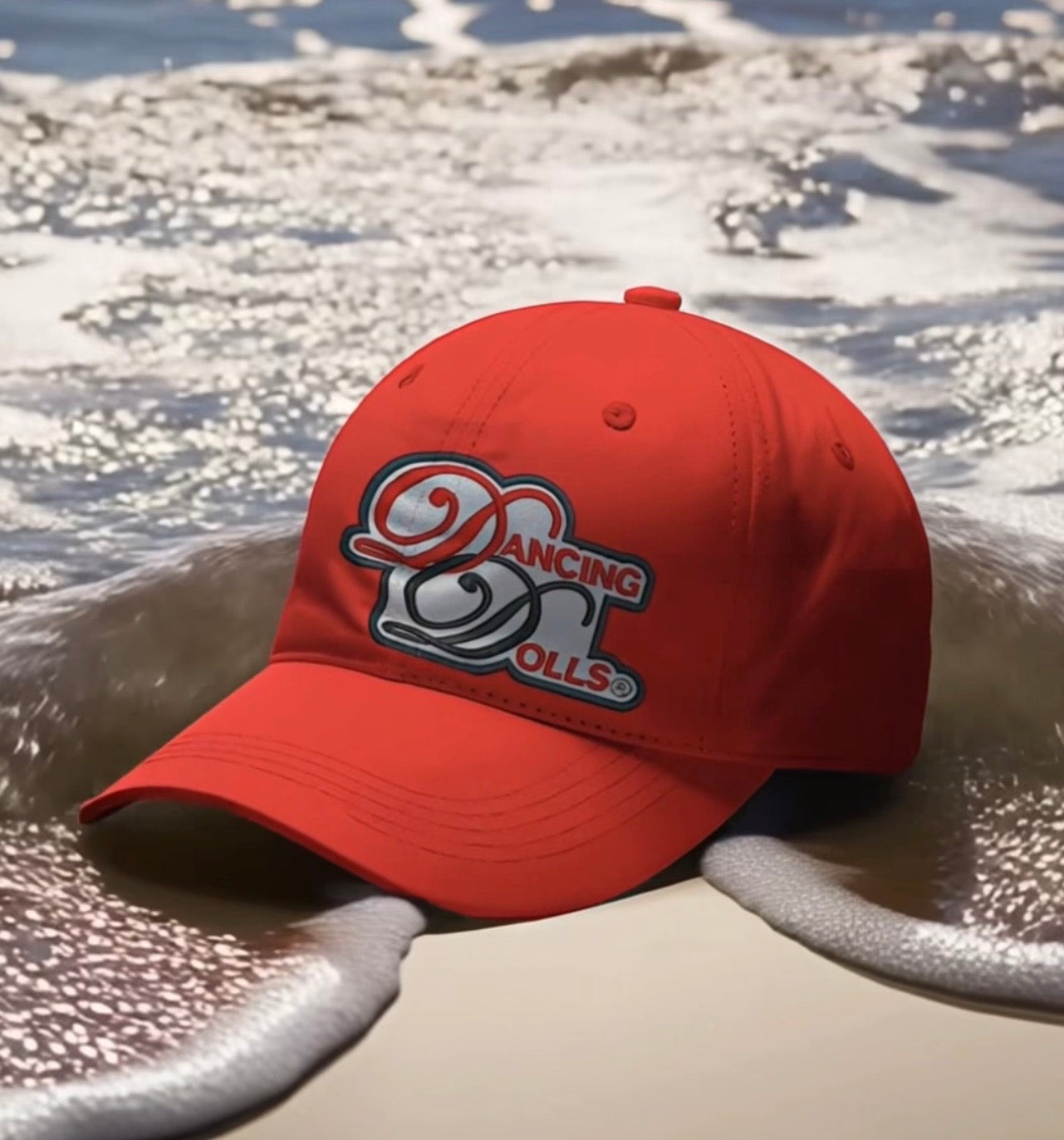 DANCING DOLLS LOGO 3D PUFFY EMBROIDERED HAT
